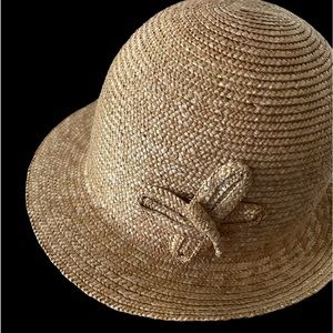 Camrose & Kross Jackie Kennedy Collection 100% Natural Straw Hat